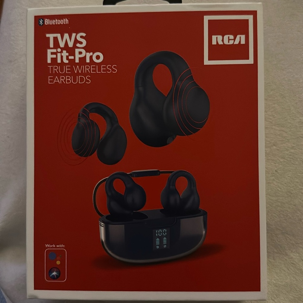 RCA TWS fit pro true wireless earbuds
New in the box, never used.
Free shipping